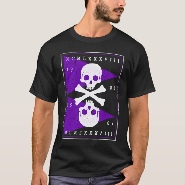Bones and Skulls Pirate T-Shirt (Front)