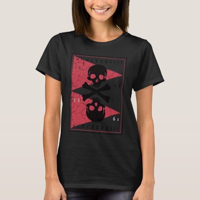 Bones and Skulls Pirate T-Shirt (Front)