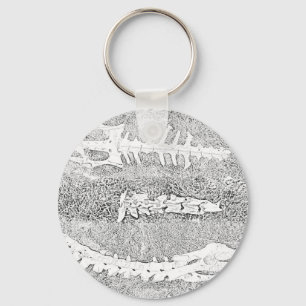 Bones Colouring Project DIY Adult Colouring Keychain
