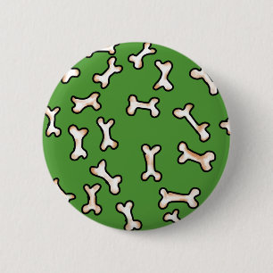 Bones Design 2 Inch Round Button