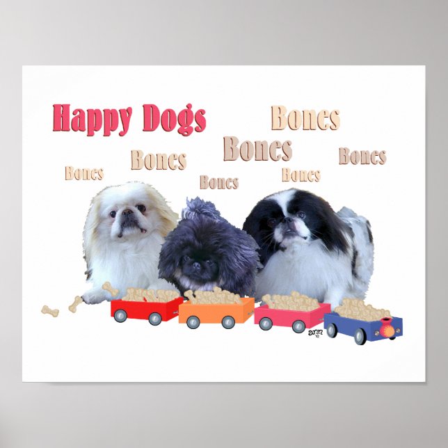 Bones Happy Dogs Poster (Front)