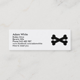 Bones Mini Business Card