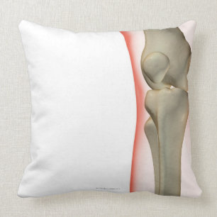 Bones of the Knee 2 Throw Pillow