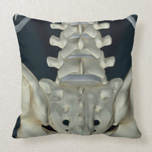 Bones of the Lower Back Throw Pillow