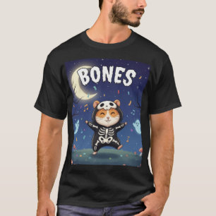 Bones – Skeleton Hamster Halloween Party Shirt