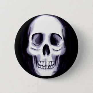 Bones V 2 Inch Round Button