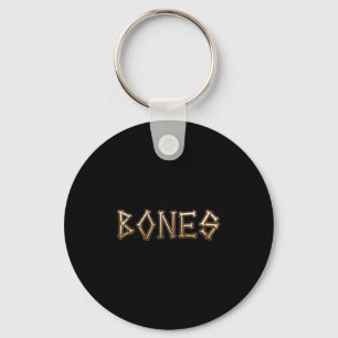 Bones Word Keychain