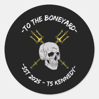 Boneyard Classic Round Sticker
