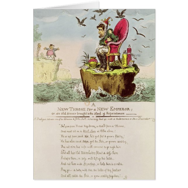 Boney's Elba Chair, published by S. Knight (Front)