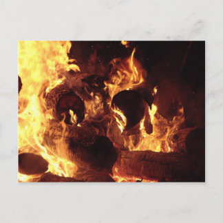 Bonfire #1 postcard