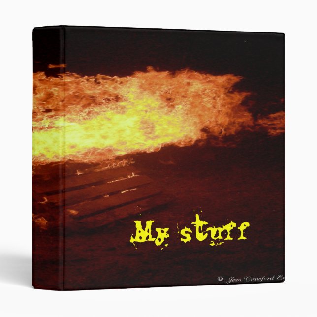 Bonfire binder (Front/Spine)