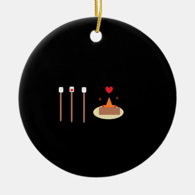 Bonfire Day Ceramic Ornament (Front)