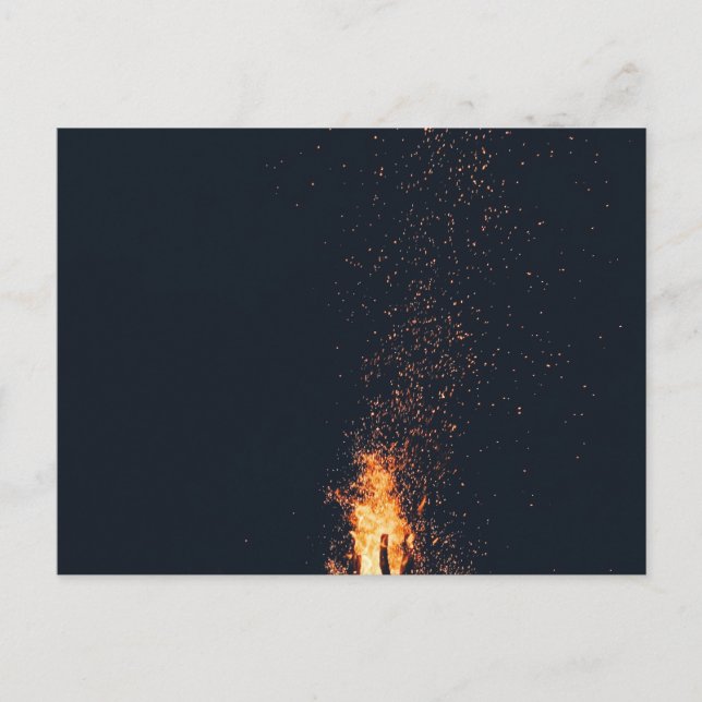 bonfire holiday postcard (Front)