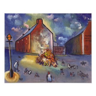 (Bonfire night Photo print) Print