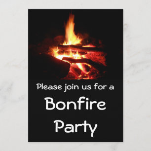 Bonfire Party Invitation