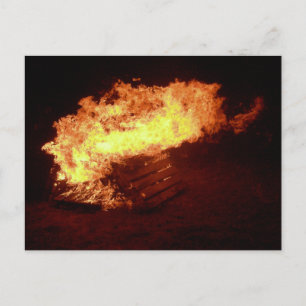 Bonfire Postcard