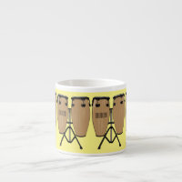 Bongo drum cartoon illustration 
