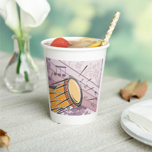 Bongo Drum Music  Paper Cups