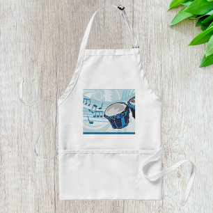 Bongo Drums and Music Notes Standard Apron
