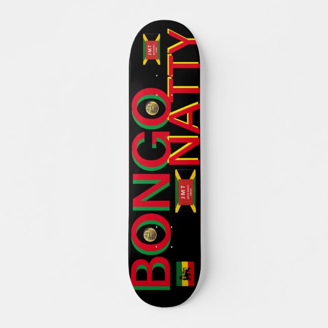 BONGO NATTY   JMT 7 3/4" Skateboard Deck (Front)