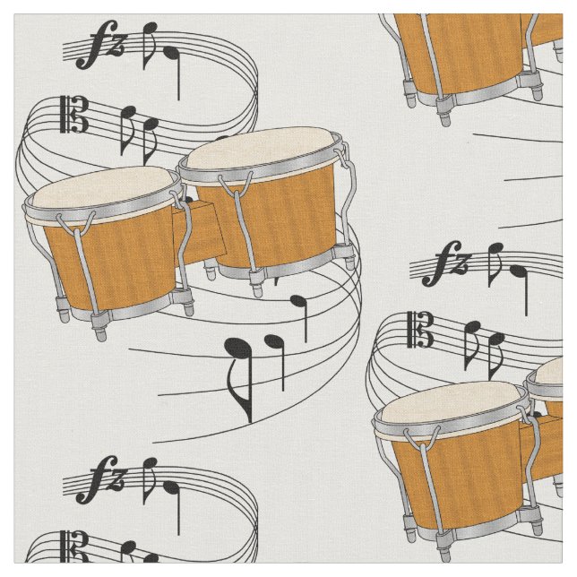 Bongos Fabric (Close Up)