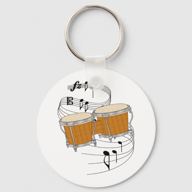 Bongos Keychain (Front)