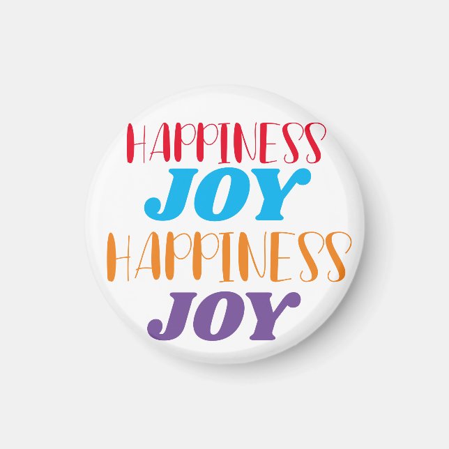 Bonheur Joy Magnet (Devant)