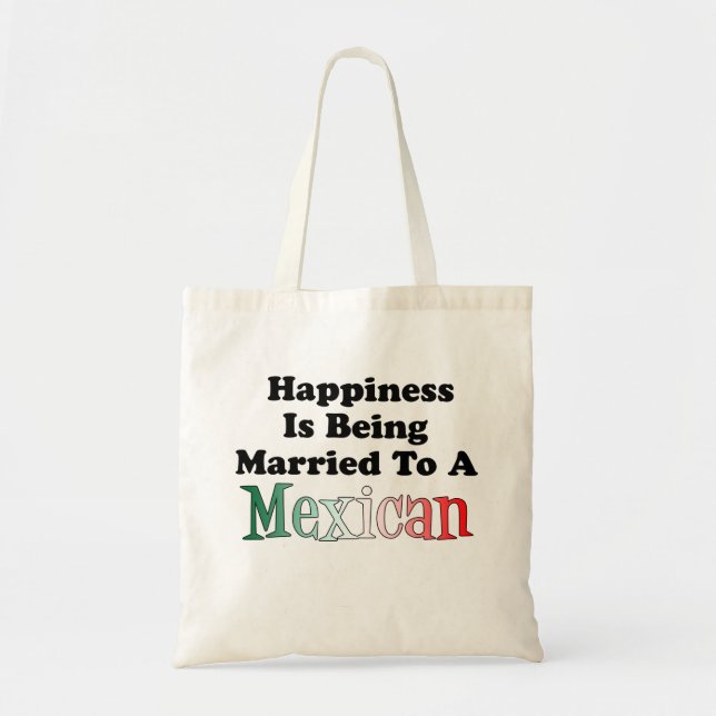 Bonheur Marié Au Sac fourre-tout Mexicain (Devant)