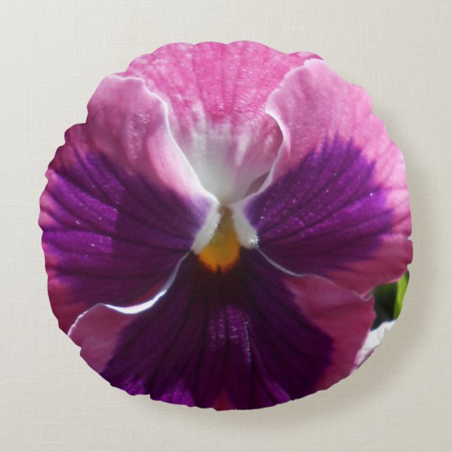 Bonheur Round Pillow (Front)