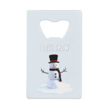 Bonhomme de neige avec chapeau et écharpe. J'aime