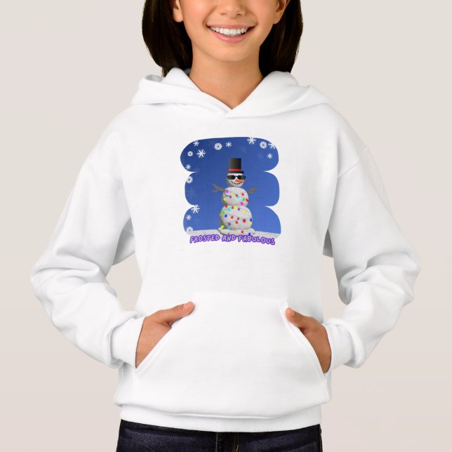 Bonhomme de neige givré et fabuleux (Devant)