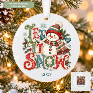 Bonhomme de neige Laissez neige Vacances personnal