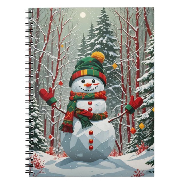 Bonhomme de neige notebook (Front)
