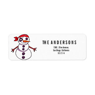 bonhomme de neige pirate Noël