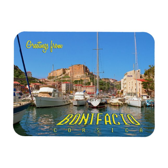Bonifacio, Corsica, France Magnet (Horizontal)