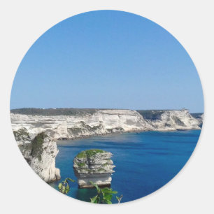 Bonifacio in Corsica Classic Round Sticker