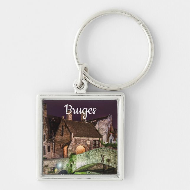 Bonifacius Bridge in Bruges Keychain (Front)