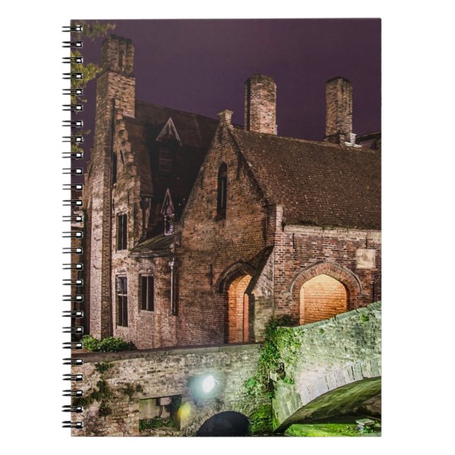 Bonifacius Bridge in Bruges Notebook (Front)