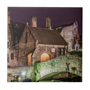 Bonifacius Bridge in Bruges Tile