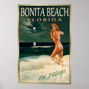 Bonita Beach Florida New Original Marilyn Monroe Poster