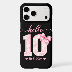 Bonjour 10 Anniversaire Rose Bonjour 10 Année pe