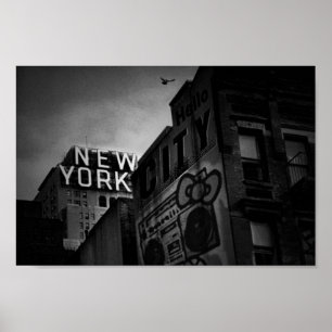 Bonjour affiche de ville (tour)