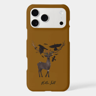 Bonjour automne coque pour iPhone sombre et maussa