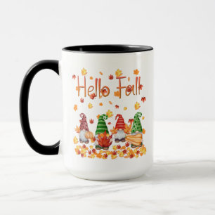 Bonjour Automne Gnome 15oz Mug
