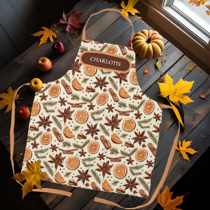 Bonjour Autumn Personnalisé tablier avec nom