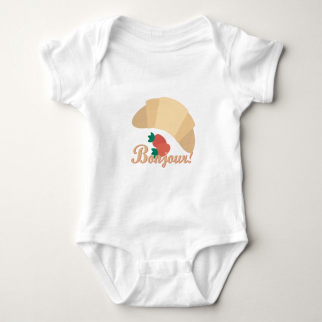 Bonjour Baby Bodysuit (Front)