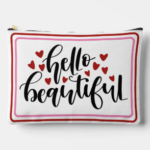 Bonjour Beau Coeurs Modernes Imprimer Couper Sac À