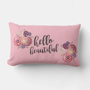 Bonjour Beau Coussin Fleur