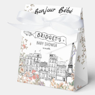 Bonjour Bebe Gender Neutral Baby Shower Favor Box