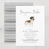 Bonjour Bebe Paris French Bulldog Baby Shower